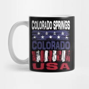 Colorado Springs Colorado USA T-Shirt Mug